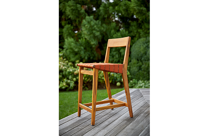 Knoll Risom Outdoor Bar Stool