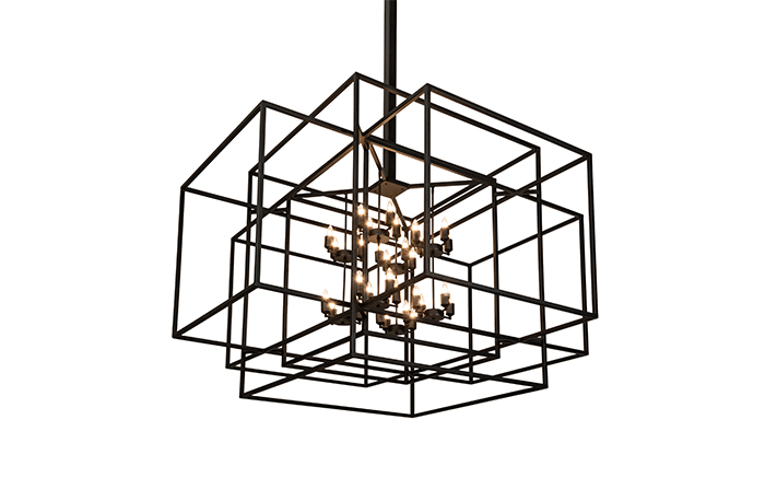 2nd Ave Lighting Kitzi Box Pendant