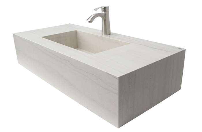 Barclay RAK Precious Porcelain Rectangular Wall-hung Basin