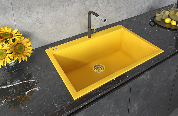 Ruvati Midas Yellow epiGranite Sink