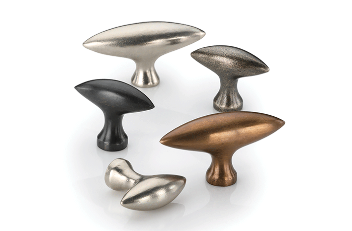 Ashley Norton Solid Bronze Cleat Hardware Knob