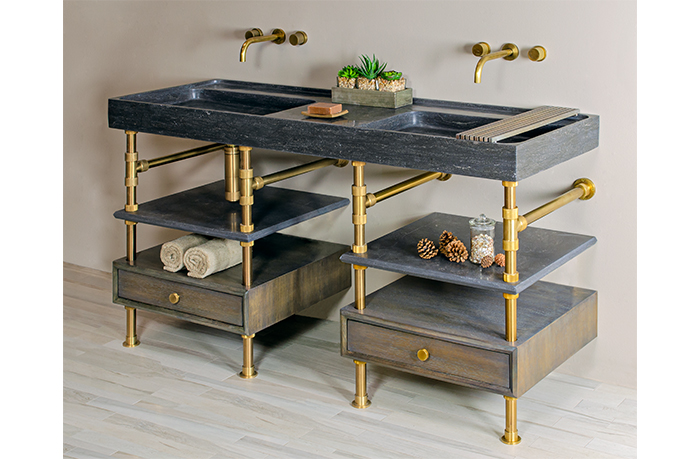 Stone Forest Elemental Console Vanity