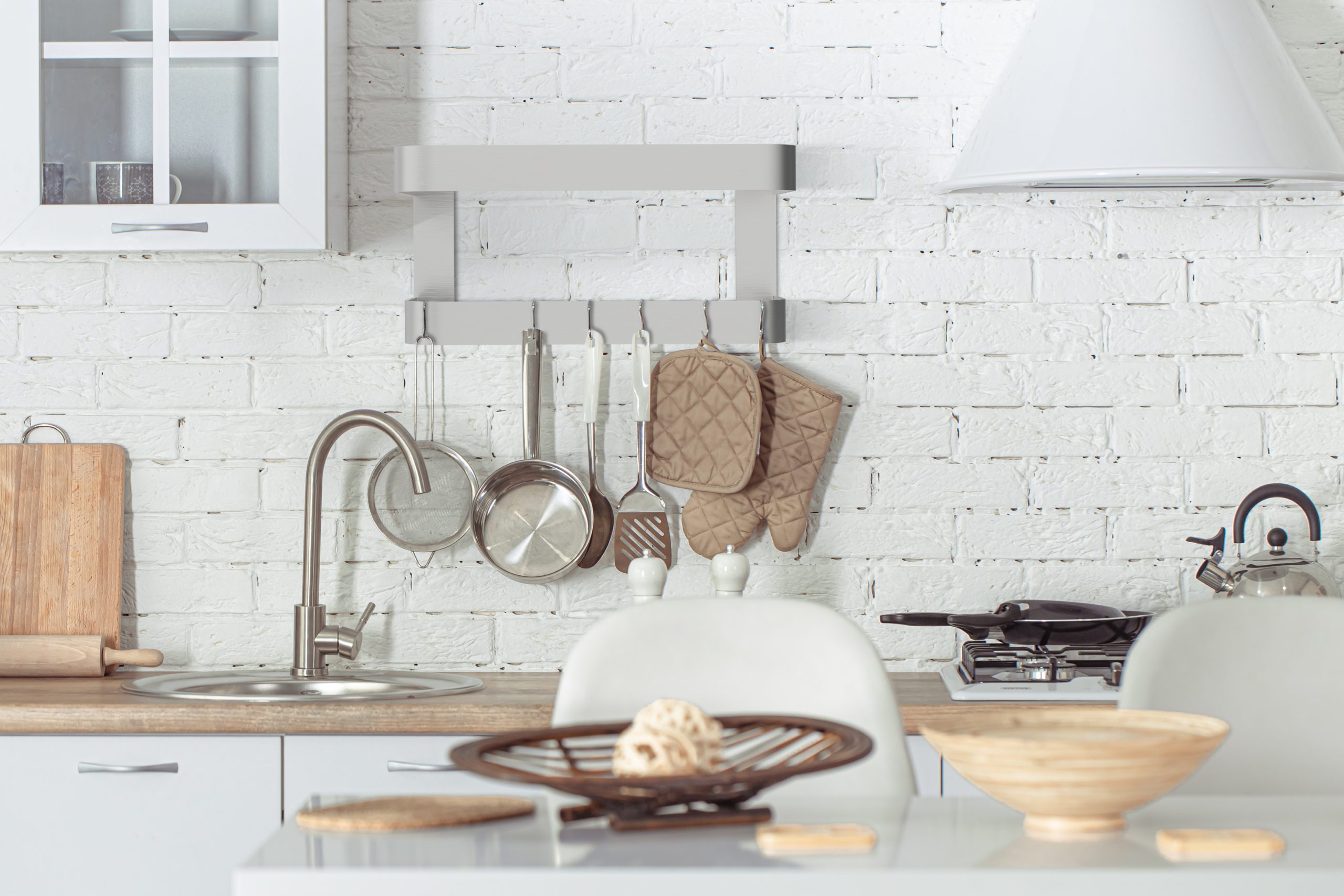 Federal Brace Wall-Mounted Pot Rack System