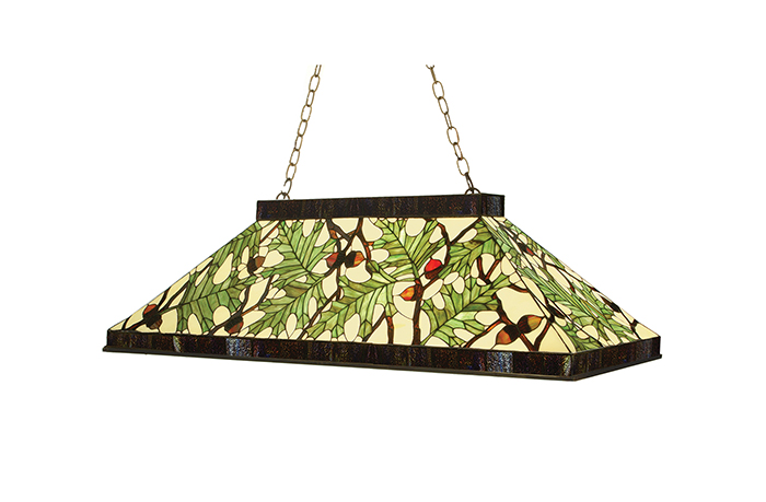 Meyde Tiffany Acorn & Leaf Pendant