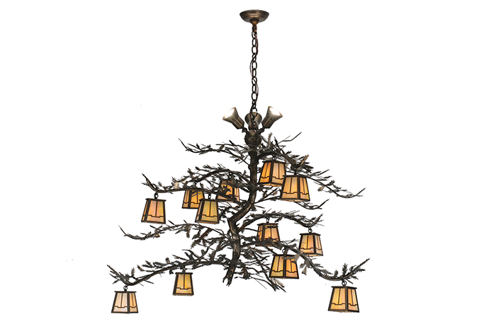 Meyda Lighting Pine Branch Valley View Chandelier