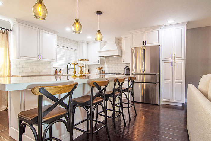 Traditional white kitchen