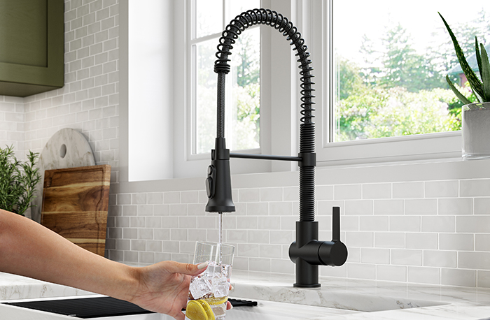 Kraus 2-in-1 Pull-Down Water Filter Kitchen Faucet