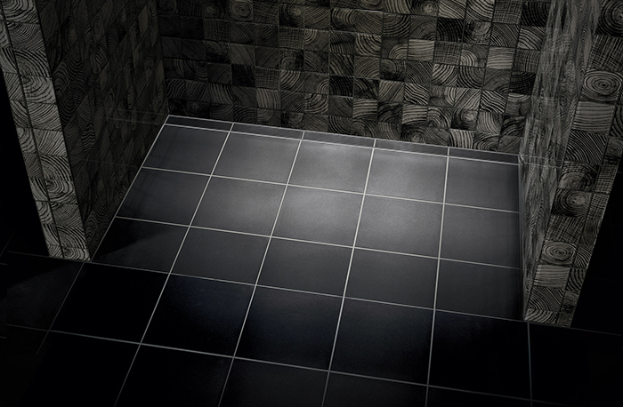 Infinity Drain Stainless Steel Shower Base