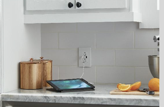 Legrand GFCI USB Outlet