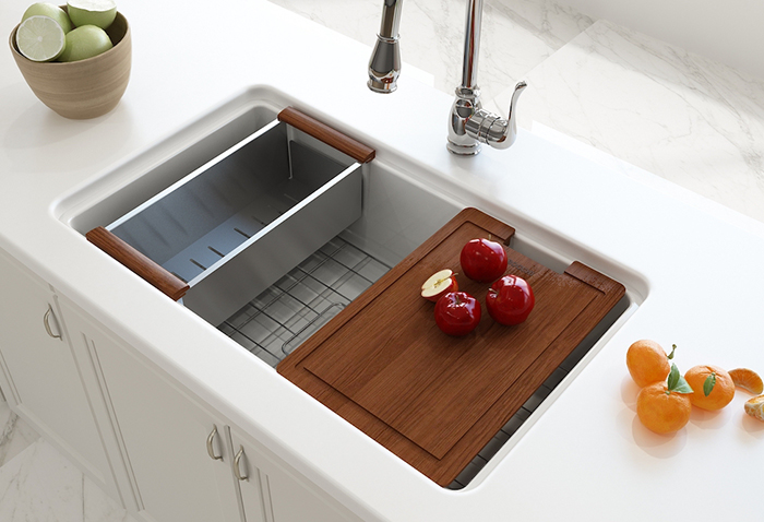 Bocchi Built-in Workstation Sink