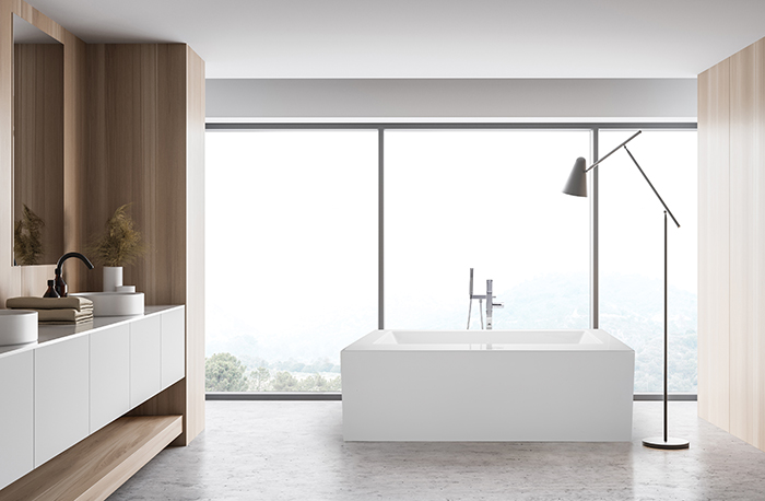 MTI Baths Metro Sculpted Finish Tubs