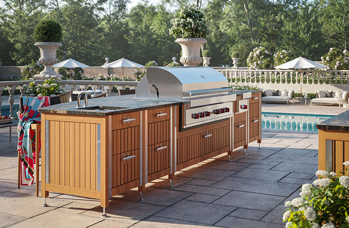 Clive Christian Furniture Garden Kitchen
