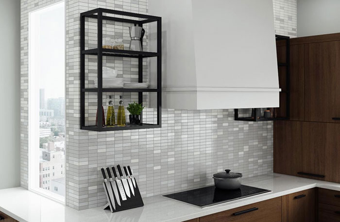 Dura Supreme Cabinetry Open Metal Shelves