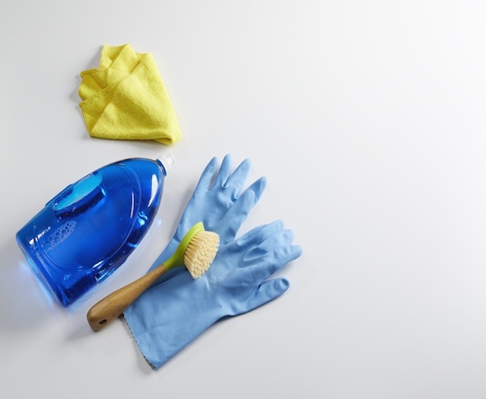 cleaning kitchen surfaces