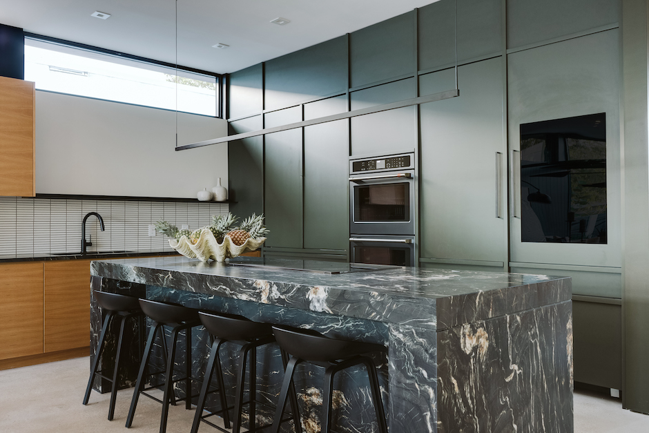 mid-century kitchen island