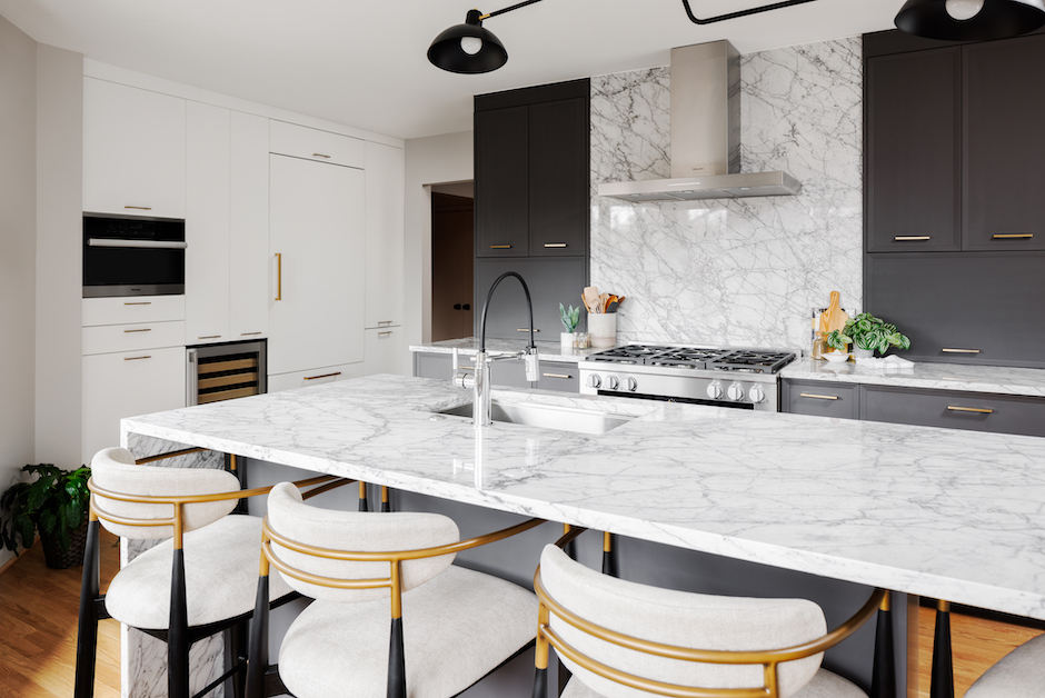 asymmetrical kitchen