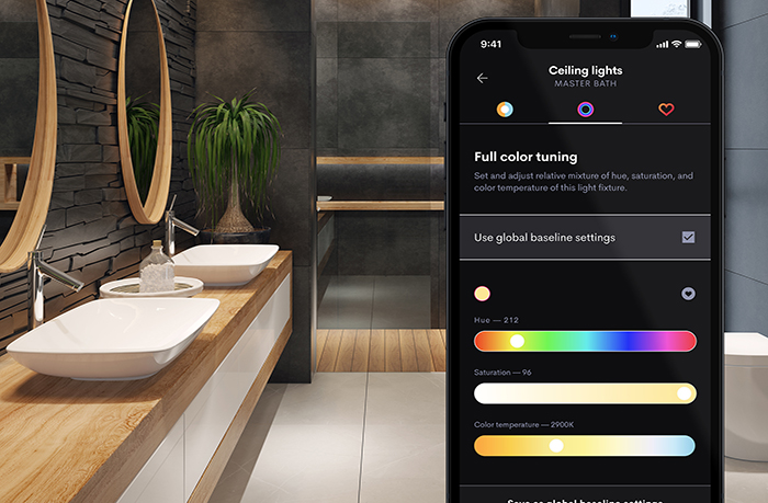 crestron light fixtures