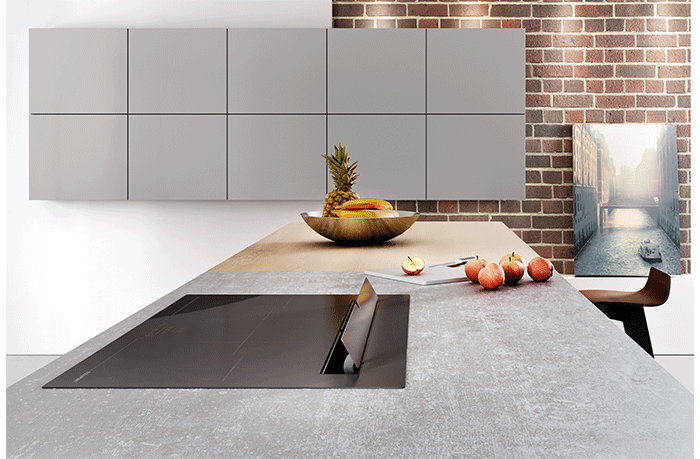Hacker kitchens countertop surfaces