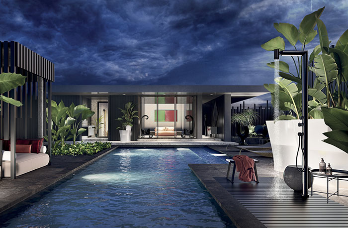 Gessi Outdoor Shower