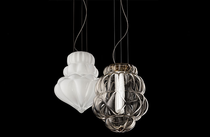 Barovier&Toso Vallonné and Vallonné Opale