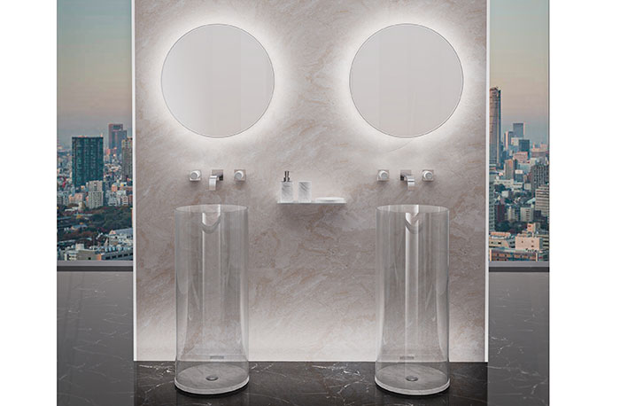 Glass Design XTREME XL Freestanding Basin