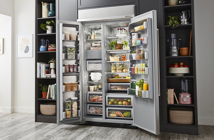 KitchenAid Built-In Side-by-Side Refrigerator