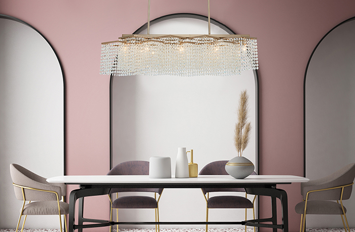 Allegri Crystal Cometa Pendant