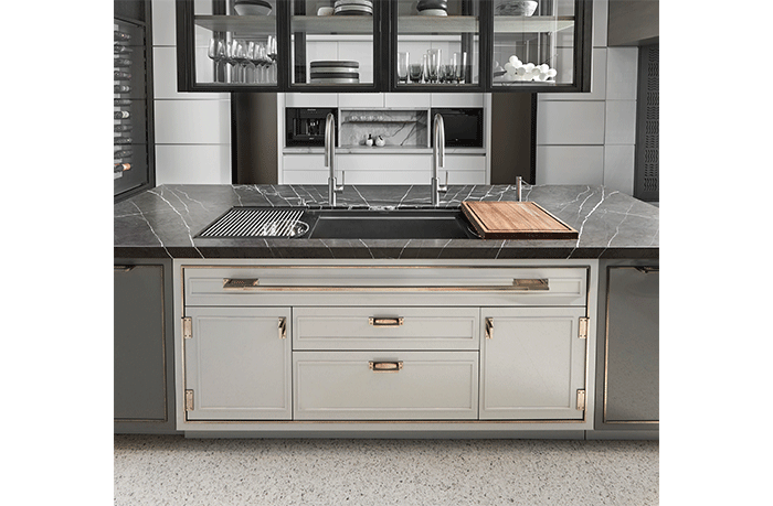 the galley dresser kitchen sink