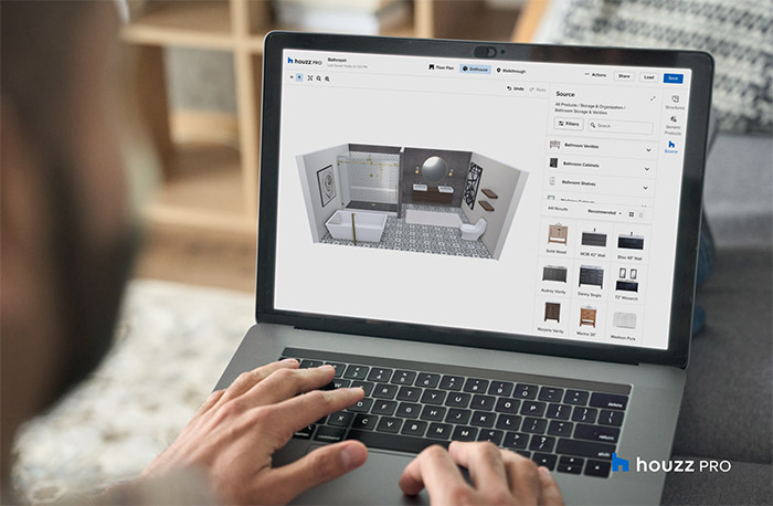 Houzz Pro bathroom features