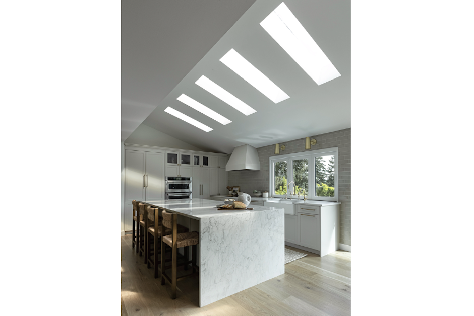 kitchen in split-level house