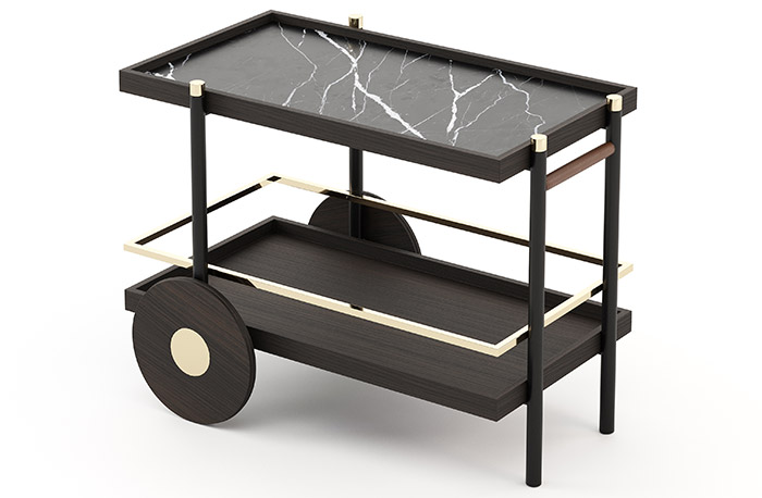Laskasas Pitt Tea Cart