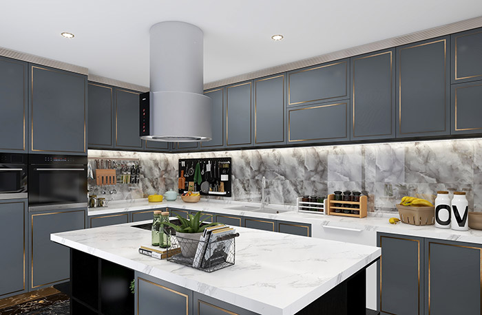 Robam Modern Tubular Island Range Hood