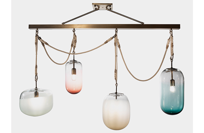 Tracy Glover Studio Gourd Bar Chandelier