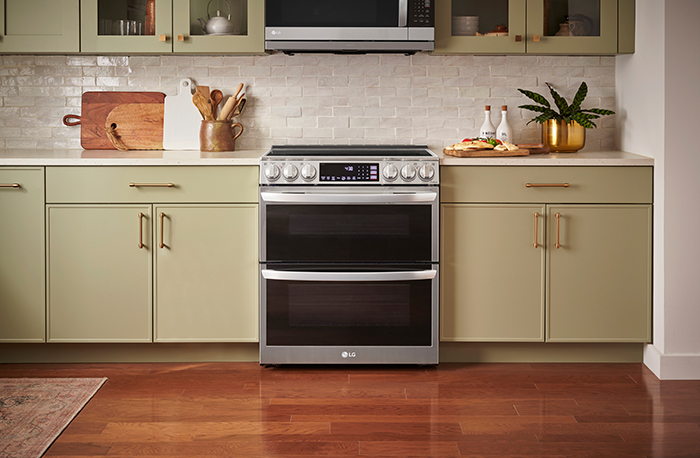 LG InstaView Electric Double Slide-in Range