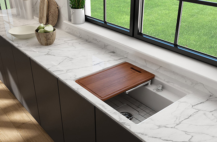 Bocchi Baveno Hide-Away Kitchen Sink System