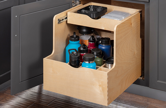 Hardware Resources Water Bottle and Cookware Organizers