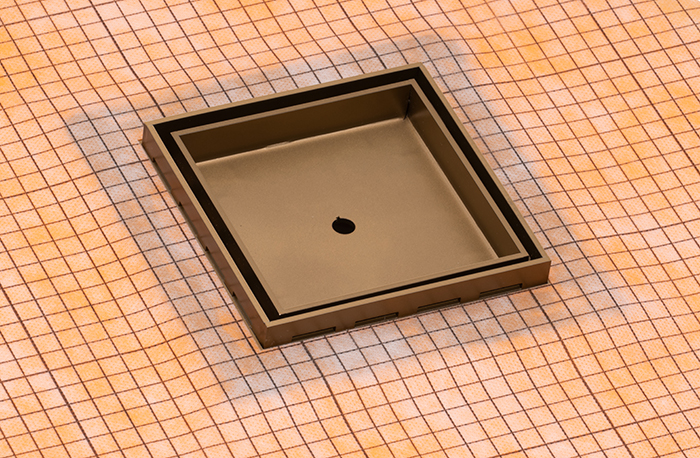 Infinity Drain Tile-In Center Drain