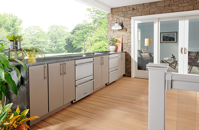 Thor Kitchen Refrigerator and Freezer Drawers