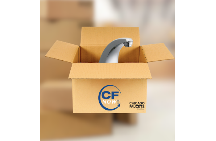 chicago faucets box with faucet
