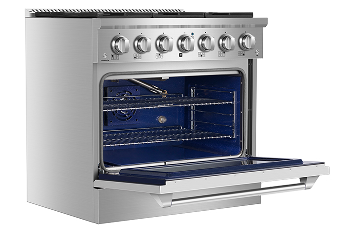 Empava 36-in. Pro-Style Slide-In Single Oven Gas Range