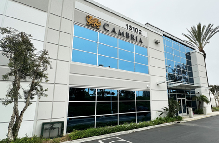Cambria Los Angeles Sales and Distribution Showroom