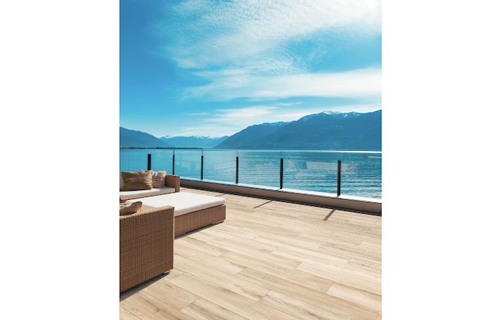 daltile flooring on outdoor deck