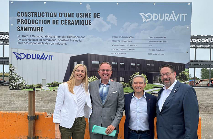 Duravit Climate-Neutral Ceramic Plant in Canada