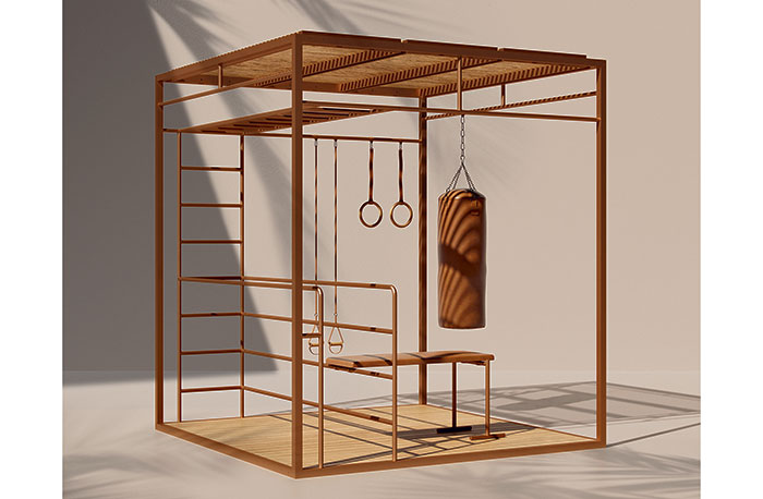 Ethimo OUT-FIT outdoor fitness room