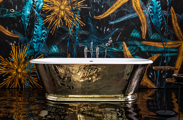 Drummers Hammered Brass Finish