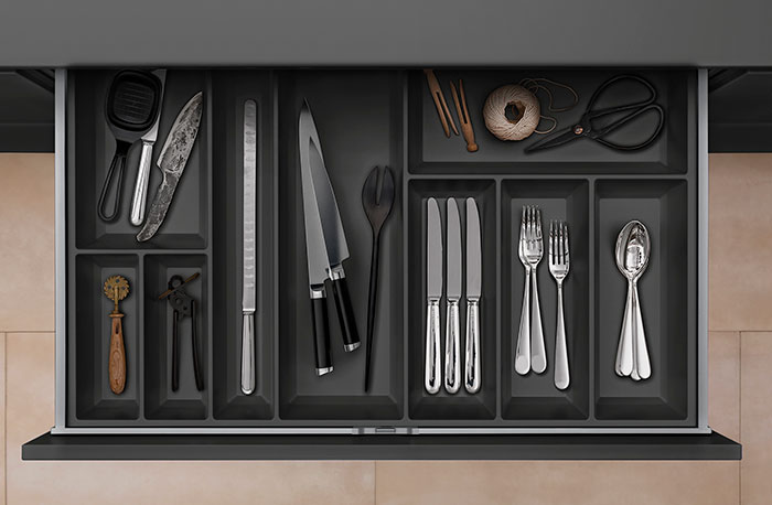 SieMatic Dark Gray Cabinetry