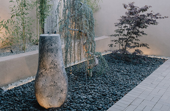 Stone Forest Bamboo Marble Fountain