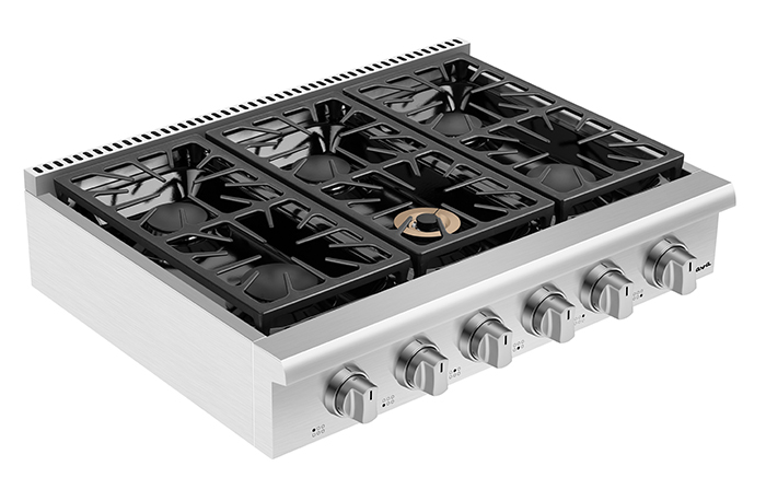Empava Slide-In Professional Gas Range Top