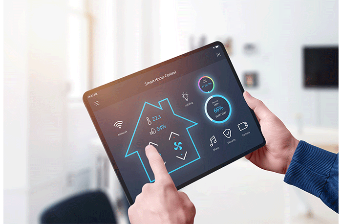 connected home systems control pad ge appliances