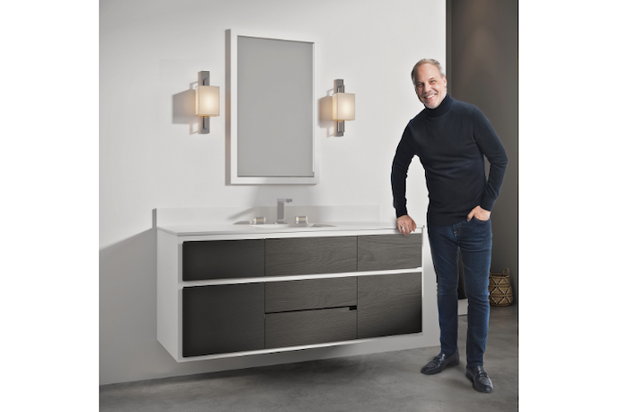 Christopher grubb with Strasser vanity